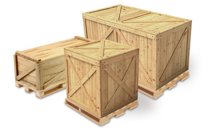 Seaworthy wooden export packing box