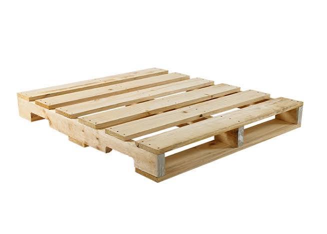Plywood four-way entry pallet
