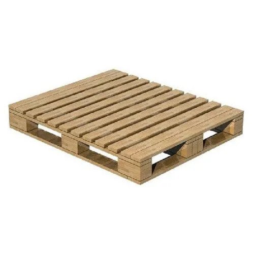 Plywood four-way entry pallet