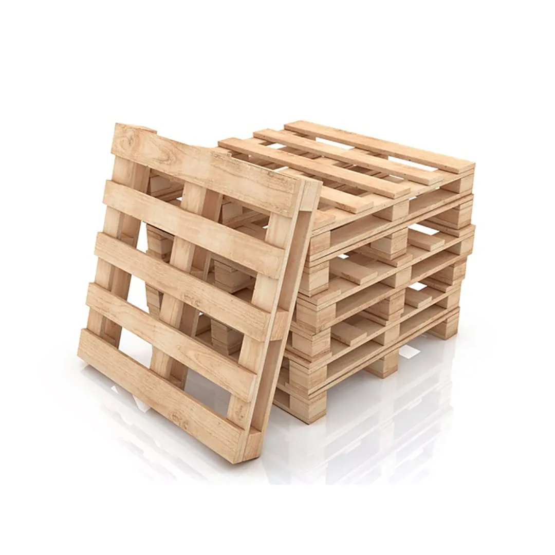 Pinewood four-way entry pallet