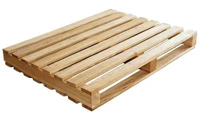 Plywood two-way wooden pallet